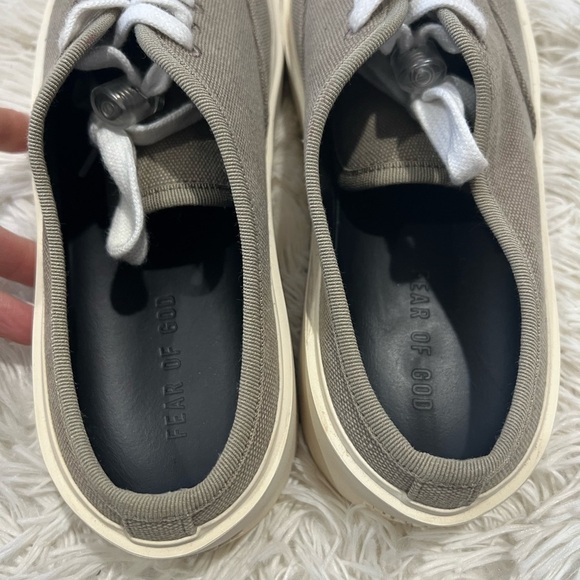 Fear of God 101 Canvas Backless Sneakers - Size 41 US8 - Picture 3 of 11